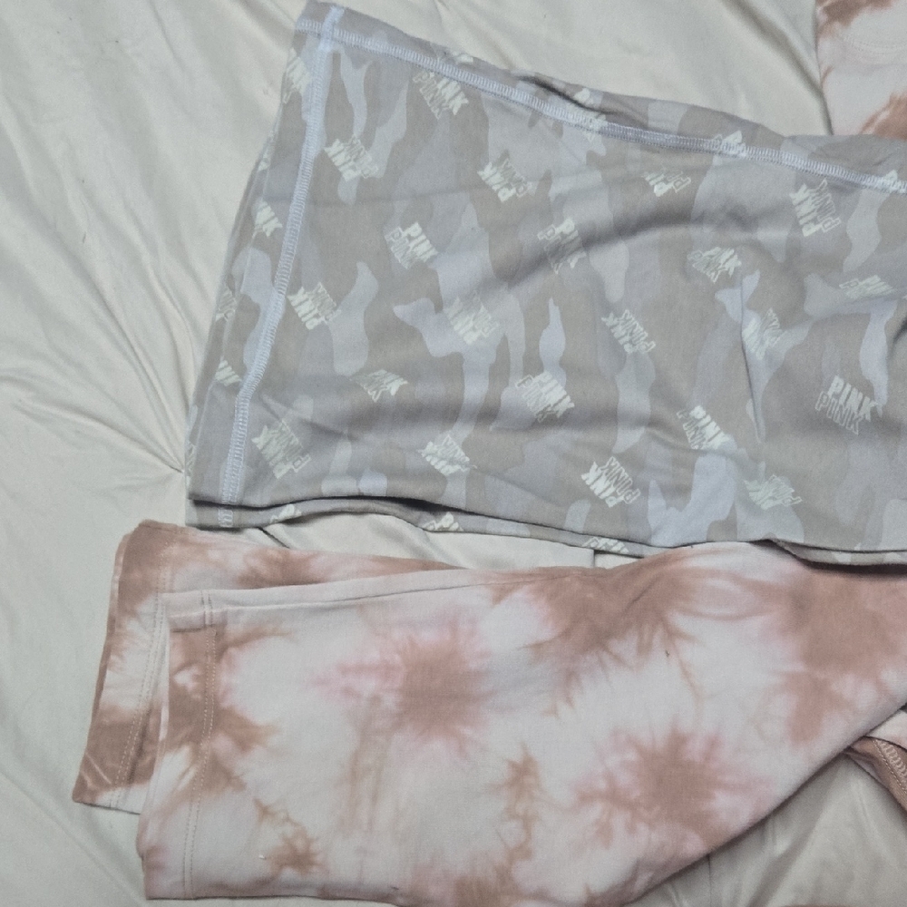 PINK Victoria's Secret Tie-Dye Leggings And Yoga Pants Xl - Picture 2 of 6